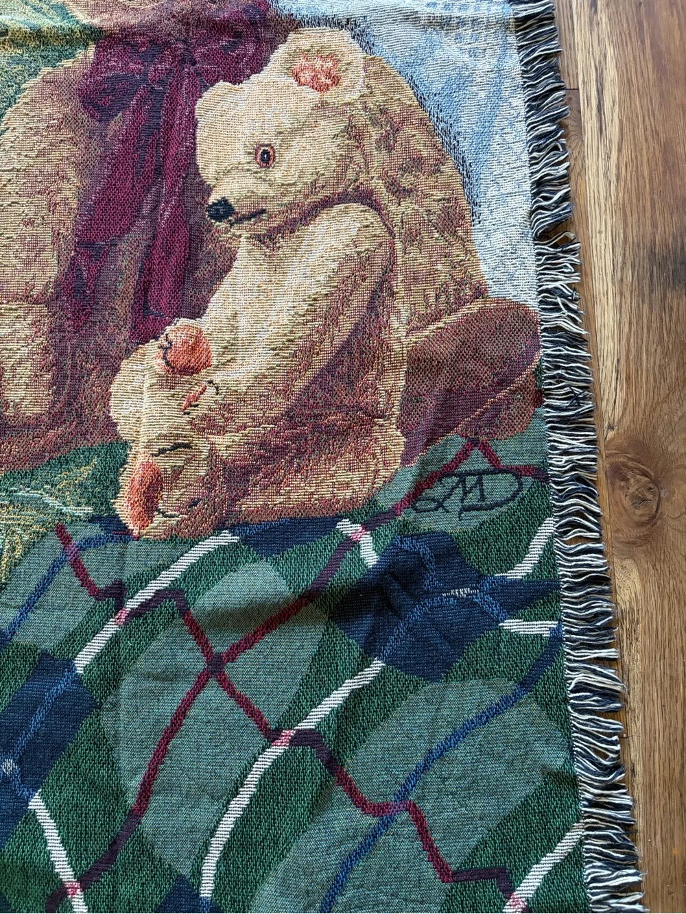 Boyds bears throw blanket the family